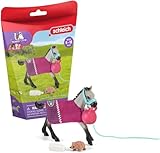 SCHLEICH Horse Club 42534 Spielset mit Fohlen - Pferde Spielzeug Set mit Abnehmbarer Decke, Flasche...