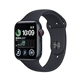 Apple Watch SE (2. Generation) (GPS + Cellular, 44mm) Smartwatch - Aluminiumgehäuse...