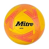 Mitre Impel L30P Fußball, hohe Strapazierfähigkeit, Formbeständigkeit, Gelb/Orange, 3