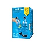 SodaStream DuoPack Fuse, spülmaschinengeeignete Ersatzflaschen für SodaStream Wassersprudler mit...