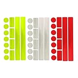 Reflektierende Aufkleber Reflektor Reflektoren Reflektorband: 39er Reflektoren Zum Kleben und Ideal...
