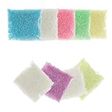 BAZEITFLOW 9 Stück Teiliges Fluoreszierendes Sandset für DIY Wunschflaschen Leuchtender Sand in...