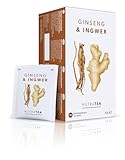 Nutra Tea Ginseng & Ginger - fördert Verdauung & Leistungsfähigkeit, Ingwertee trägt zur...