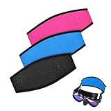 KLINNA 3er Set Tauchmaskenband Neopren, Taucherbrilles Stoffband, Komfort Maskenband für Jede...