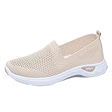 Laufschuhe Damen Wasserdicht Leicht | Sommerschuhe Damen Bequem Sneaker Mesh Freizeitschuhe...