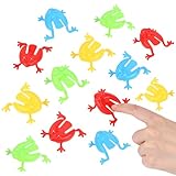 JSMTKJ 30 Stücke Springen Frosch Spielzeug Frosch Hüpf Spiel, Finger Drücken Spielzeug Prellen...