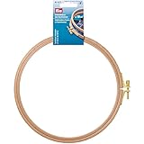 Prym - Prym Naturfarben (0.8x19cm) Buche Holz Stickerei Rahmen mit Messing Schrauben - 1 Stück,...