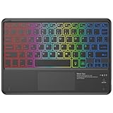 KBCASE Bluetooth Tastatur mit Touchpad,Wireless Bluetooth Keyboard Lightweight Portable Kabellose...
