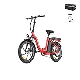 Fafrees F20+ 2025 Elektro-Faltrad 20 Zoll Fatbike, 36V/20AH Akku, 250W Motor, 140kg Tragekapazität...
