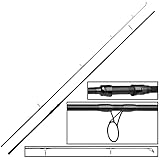 FOX EOS Pro 10ft 3lb Karpfenrute zum Karpfenangeln, Angelrute für Karpfen, Boilierute, Steckrute...