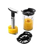 GEFU 13550 Ananasschneider Professional Plus - Messer und Schäler Set für Ananas - Edelstahl...