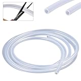 5 M Silikonschlauch (Innendurchmesser 10mm, Außendurchmesser 12mm), Silikonkautschuk Schlauch für...