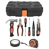 Hardware-Werkzeug-Set, 9-teiliges Set, Kohlenstoffstahl, Haushaltsreparaturwerkzeug mit Zange,...