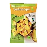 Seeberger getrocknete Ananas ungezuckert - Fairtrade, süßer und fruchtig-aromatischer Snack,...