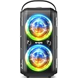 W-KING 180W PEAK Bluetooth Lautsprecher Box Groß Party laut Musikbox Bluetooth Boom Box Kabelloser...