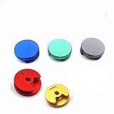 1 x Metallknöpfe für 3DS 3DS XL 3DS LL Analog Controller Stick Kappe 3D Joystick Kappe für 2DS...