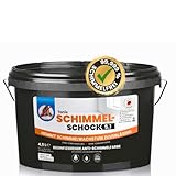 Tonis SCHIMMELSCHOCK Anti-Schimmel-Farbe 4,5 Liter Wandfarbe | Effektive, zuverlässige...