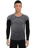 LiiYii Herren Torwart Trikots Fußball Trainingsjersey Tshirt Langarm Fitness Radfahren Laufen...