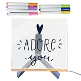 Acryl-Stifttafel - LED-Buchstabe, Display für Notizblock-Mitteilungen | Vibrierende LED-Notiztafel...