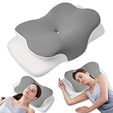 MULISOFT Memory Foam Kissen, bequemes Kissen, stützendes Nackenkissen, ergonomisches...