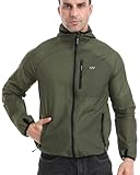 Wulibike Windbreaker Herren Fahrrad Windjacke Ultraleicht Packbare Softshell Fahrradjacke Sommer...