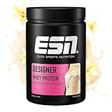 ESN Designer Whey Protein Pulver, Vanille, 908 g, bis zu 23 g Protein pro Portion, ideal zum...