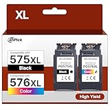 CanPick druckerpatronen 575 576 Multipack pg 575 XL 576 XL für Canon 575 Black 576 für Canon PIXMA...