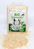heukoenig.de Bio-Holzstreu 6x60L für Kleintiere und Nager | 100% Natürlich, Hygienisch, Staubfrei,...