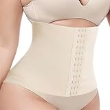 OYIWINMI bauchgurt nach Geburt,Korsett Damen bauchweg,Women's Waist Trainer with 3 Rows...