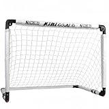 KiBiGOAL Fussballtor Kinder Fußballtor, Klappbar Fußballtor 90x60cm, Mini Kinder Fussballtor für...