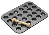 MasterClass Mini-Tortenformen mit Teigstopfer und PTFE-, PFOA- und BPA-freiem Antihaftbeschichtung,...