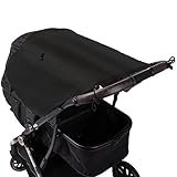 Homord Sonnensegel Kinderwagen & Buggy mit Seitenschutz - UV Schutz 50+ Sonnenschutz Kinderwagen,...