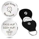 Pocket Hug Glücksbringer Geschenke für Frauen Männergeschenke Schutzengel Geschenk Gute Besserung...