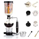 Siphon Kaffeemaschine Japanischen Stil Vakuum Glas Siphon Topf Percolators 1-3 Tassen Siphon...