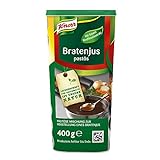 Knorr Bratenjus pastös (vielseitig anwendbar als klarer Bratensaft, Bratensoße und braune Soße)...