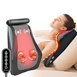 Snailax Massagegerät Rücken Nacken, Nackenmassagegerät mit Wärme, Shiatsu Rückenmassagegerät,...