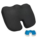 Konturierte Sitzkissen Orthopädisch für Steißbein, Gel Steißbeinkissen, Ergonomisches Sitzkissen...