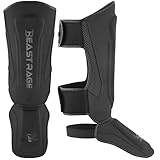 BEAST RAGE Schienbeinschoner für Kickboxen Muay Thai, MMA Martial Arts Schienbeinschoner,...