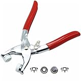 IJNHYTG Sicherungsringzange Prong Ring Stud Press Pliers Grommet Rivets Eyelet Fastener Snap Pliers...