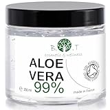 Bio Aloe Vera Gel 100% Natur Feuchtigkeitscreme für Gesicht und Körper | Hautpflege für Trockene...