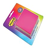 3M Post-it Haftnotizzettel, 200 Blatt (4 Farben x 50 Blatt), 7,6 x 7,6 cm, für Notizen,...