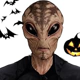 Alien Kostüm Vollgesicht Alien Maske Phantasie Skelett Totenkopf Halloween Maske Alien Gruselige...