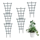 Rankgitter,6 PCS Blumengitter Topfpflanzen Kunststoff Blumenstütze Garten Pflanzenstütze...