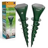 AVOQY Premium Maulwurf-Vertreiber [2 Stück] Human & Nachhaltig, Version 2.0 optimiert,...