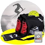 Driver13 Skischuhtasche mit Helmfach seit 2007 das Original mit über 40.000 Kunden, Bootbag für...