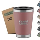 Campo Libre.® Bono I Thermobecher mit verschließbarem Deckel I Campingbecher 350ml I Thermosbecher...