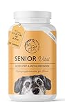 Annimally Senior Vital 120 Gelenktabletten für Hunde mit MSM, Ingwer, Weihrauch, Spirulina...