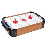 Mini Air Hockey Tisch mit Zubehör Airhockey-Tisch Spielfeld Schiebern Pucks Puscher und Torzähler...