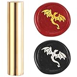 DELORIGIN Drache 15mm Mini Messing Wachssiegelstempel Pistolenwachssiegel Fantasie Vintage...