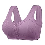 Haltungskorrektur Bh Damen Soft Spitzen Bh Ohne Bügel Bh Mit Vorderverschluss Gepolstert Bralette...